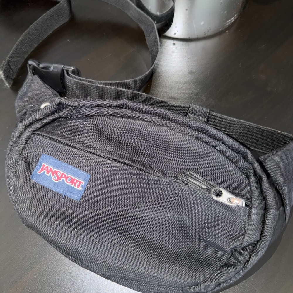 Jansport Classic Black Belt Bag